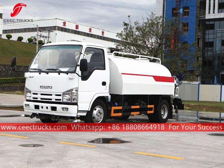 ISUZU 4CBM Waterwagen met hogedrukslang