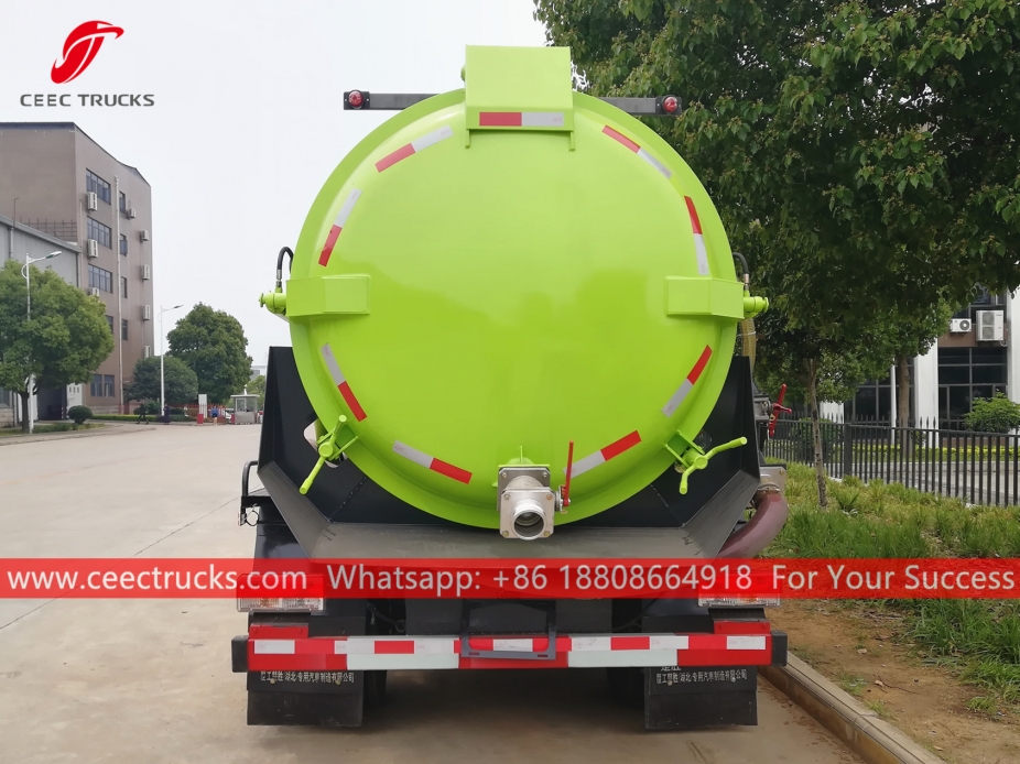 8.000 Liter Vacuüm Rioolzuigwagen DONGFENG