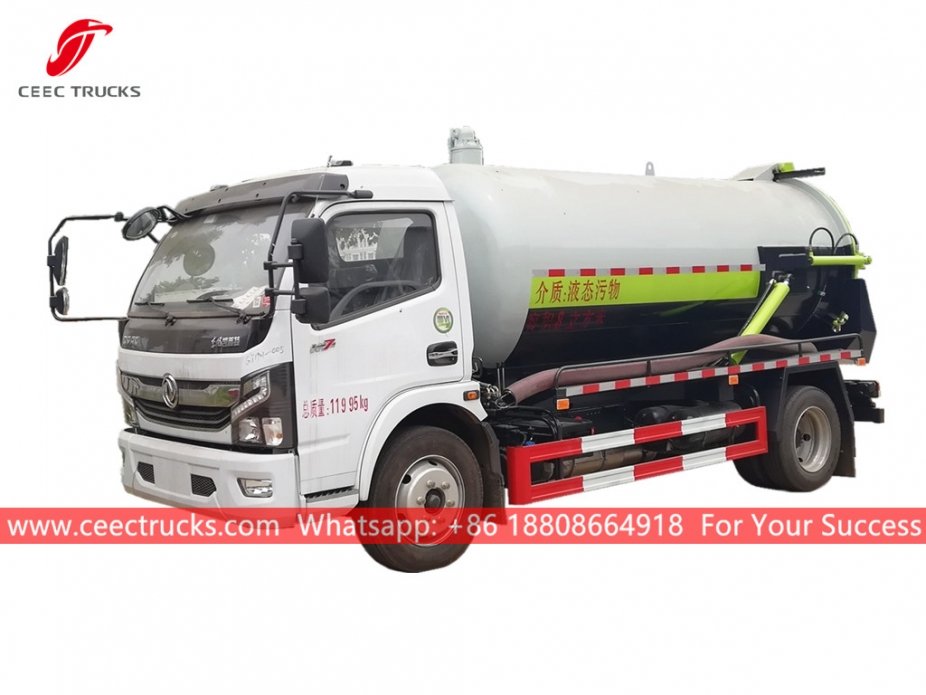 8.000 Liter Vacuüm Rioolzuigwagen DONGFENG