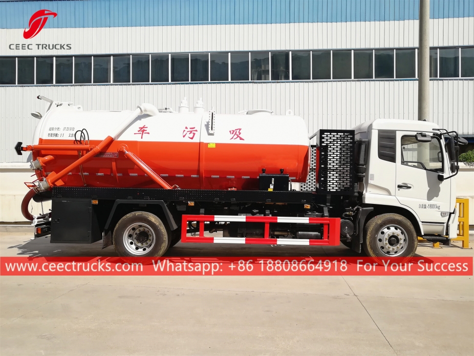 11.000 Liter Rioolzuigwagen DONGFENG
