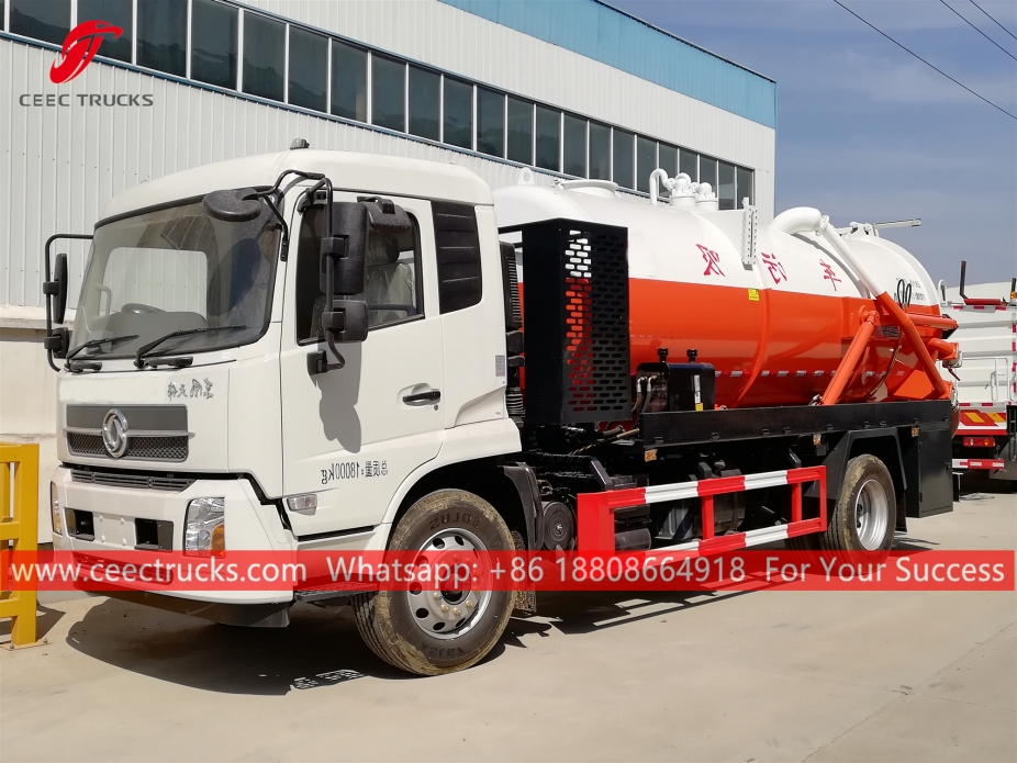 11.000 Liter Rioolzuigwagen DONGFENG