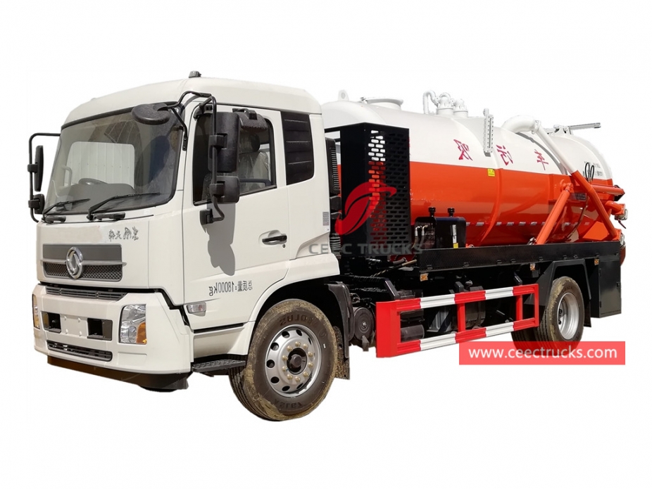 11.000 Liter Rioolzuigwagen DONGFENG