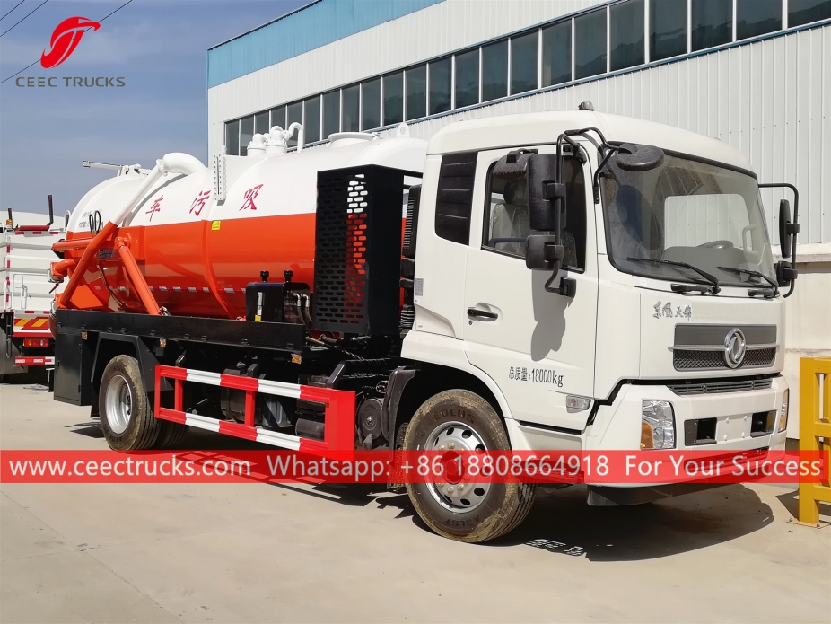 11.000 Liter Rioolzuigwagen DONGFENG