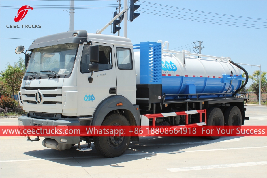 10.000 liter rioolzuigwagen Beiben