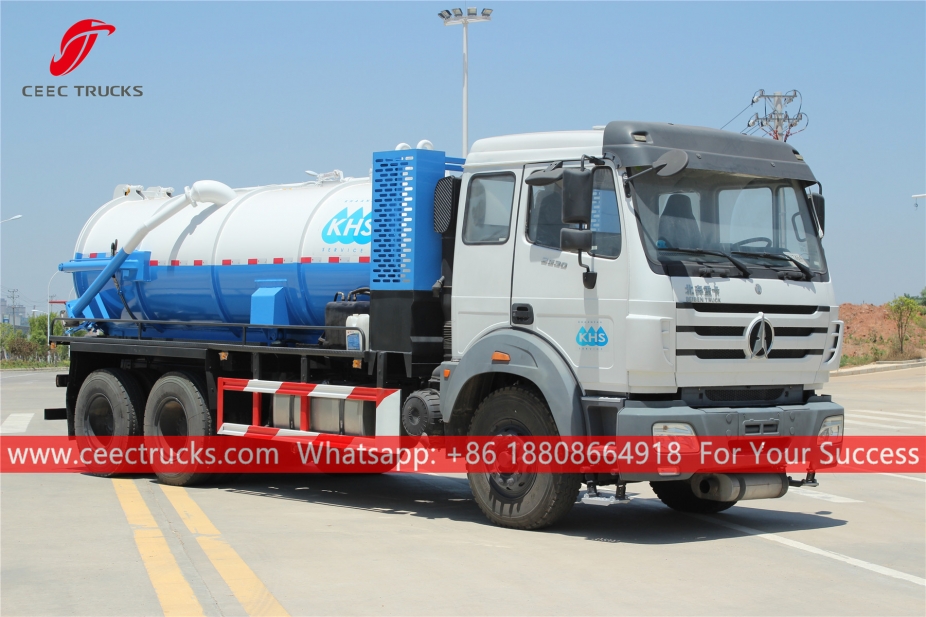 10.000 liter rioolzuigwagen Beiben