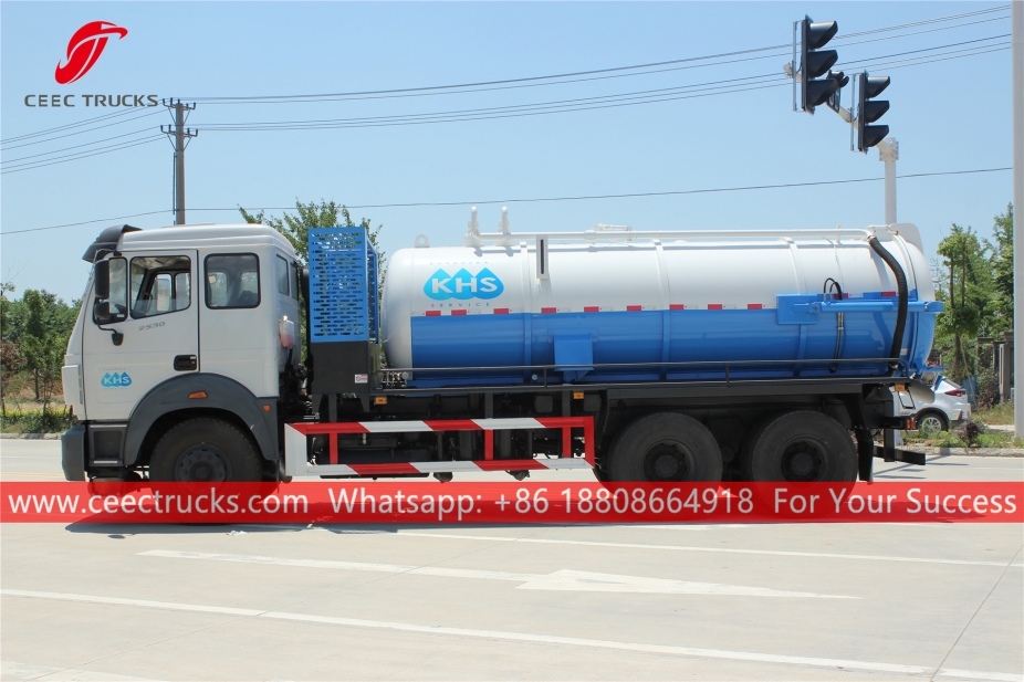 10.000 liter rioolzuigwagen Beiben