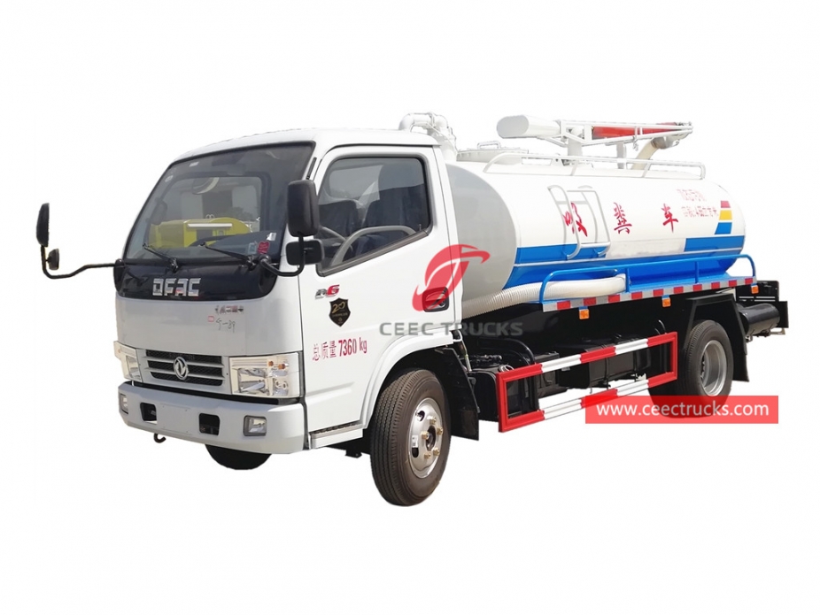 4.500 liter septische zuigwagen DongFeng
