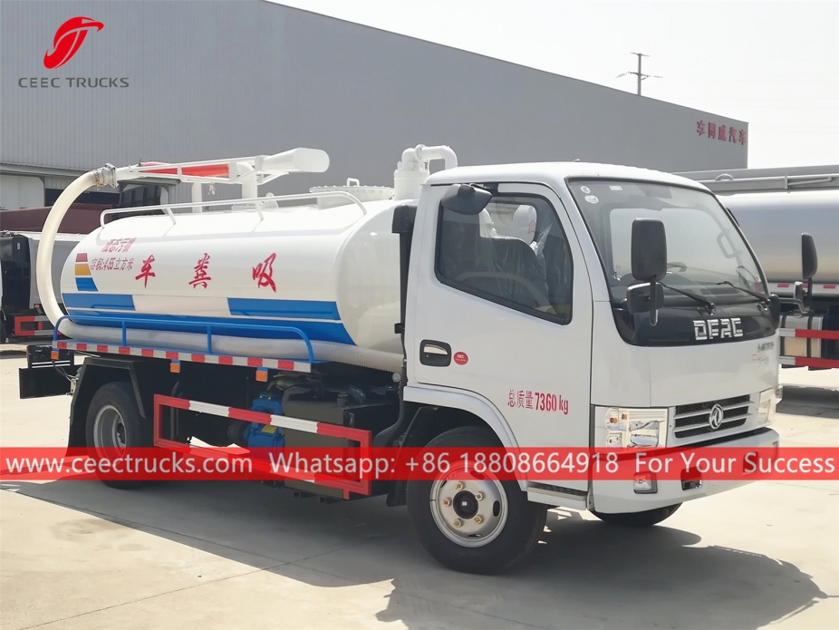 4.500 liter septische zuigwagen DongFeng