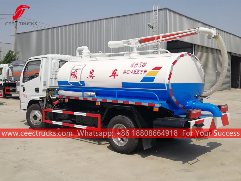 4.500 liter septische zuigwagen DongFeng