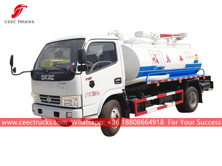 4.500 liter septische zuigwagen DongFeng