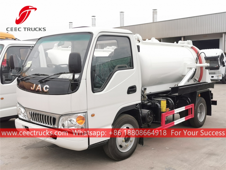 3.000 liter rioolzuigwagen JAC