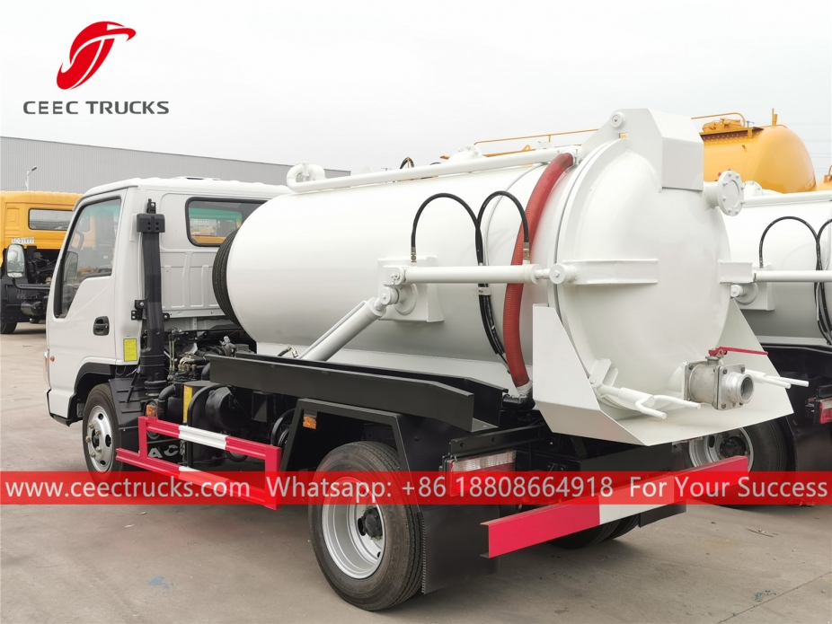 3.000 liter rioolzuigwagen JAC