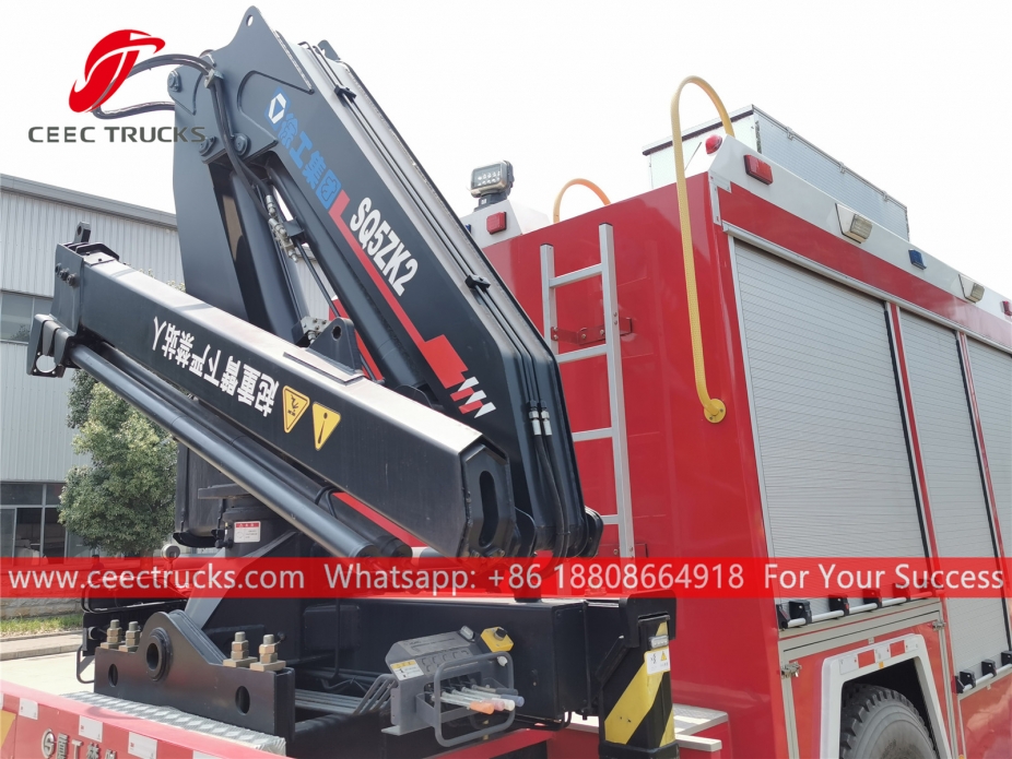 HOWO Brandweerwagen voor hulpverlening