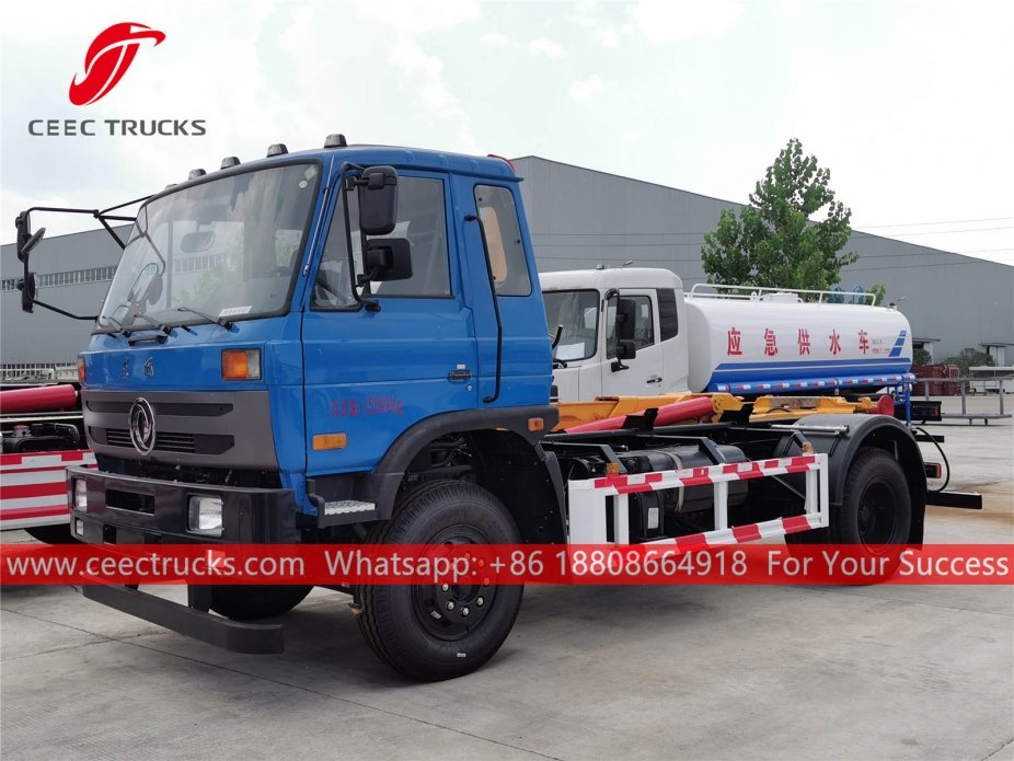 Dongfeng afneembare container vuilniswagen