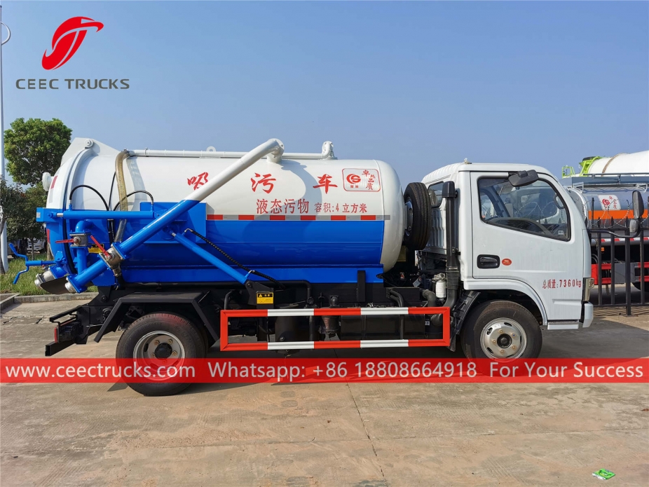 Dongfeng 4.000 liter zuigwagen