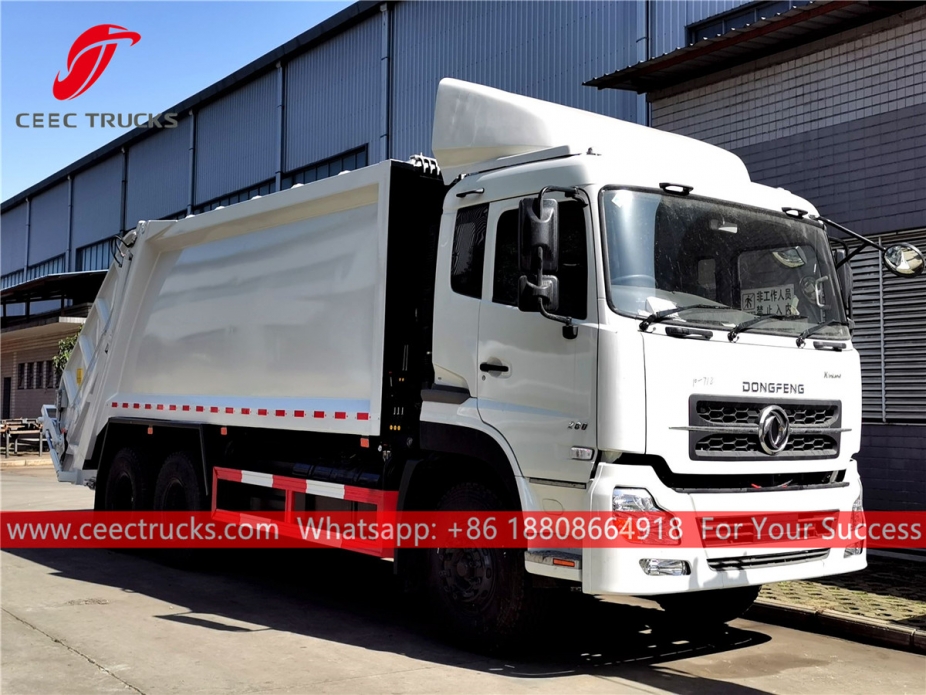 Dongfeng 6*4 RHD Afvalperswagen