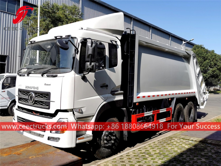 Dongfeng 6*4 RHD Afvalperswagen