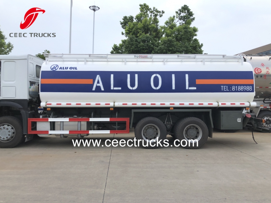 SINOTRUK HOWO 6X6 vierwielaangedreven Tankwagen