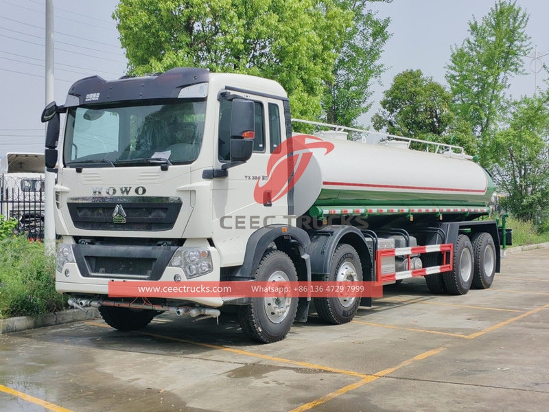 Howo 8x4 25.000 liter watertransport tankwagens