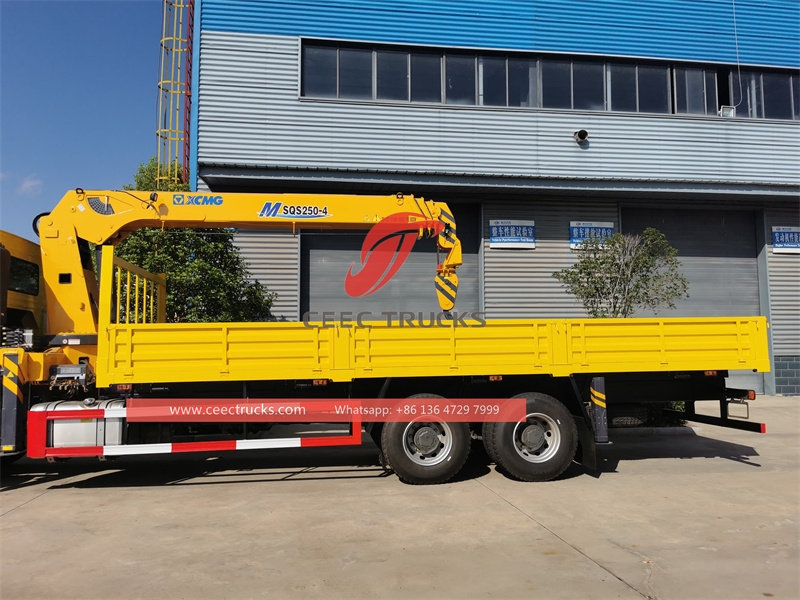 Sinotruk 6×4 400PK Truck gemonteerde kraan XCMG