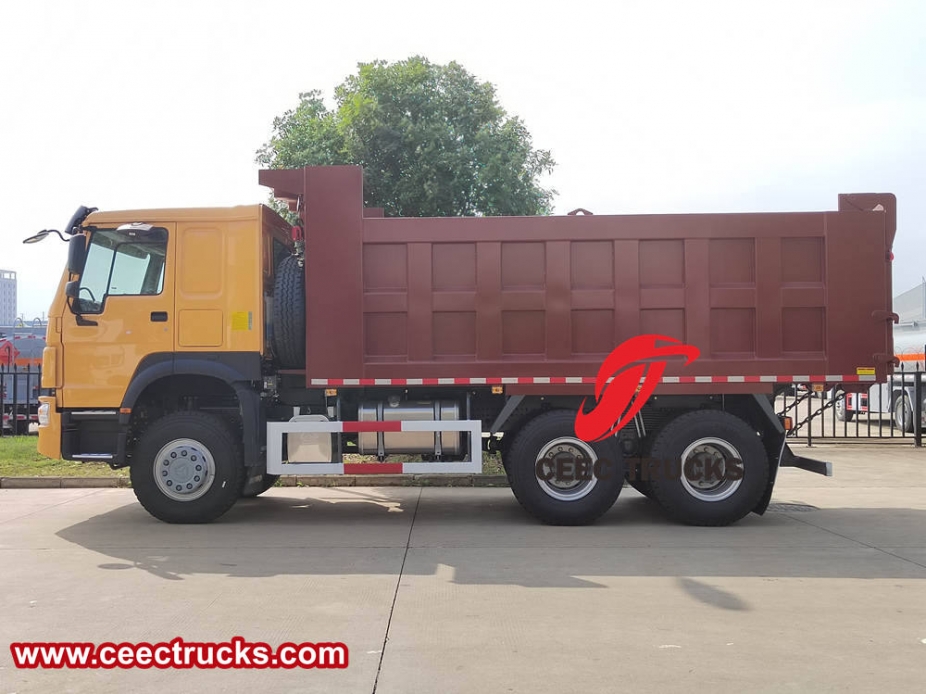 Howo 371 pk mijnbouw kiepwagen