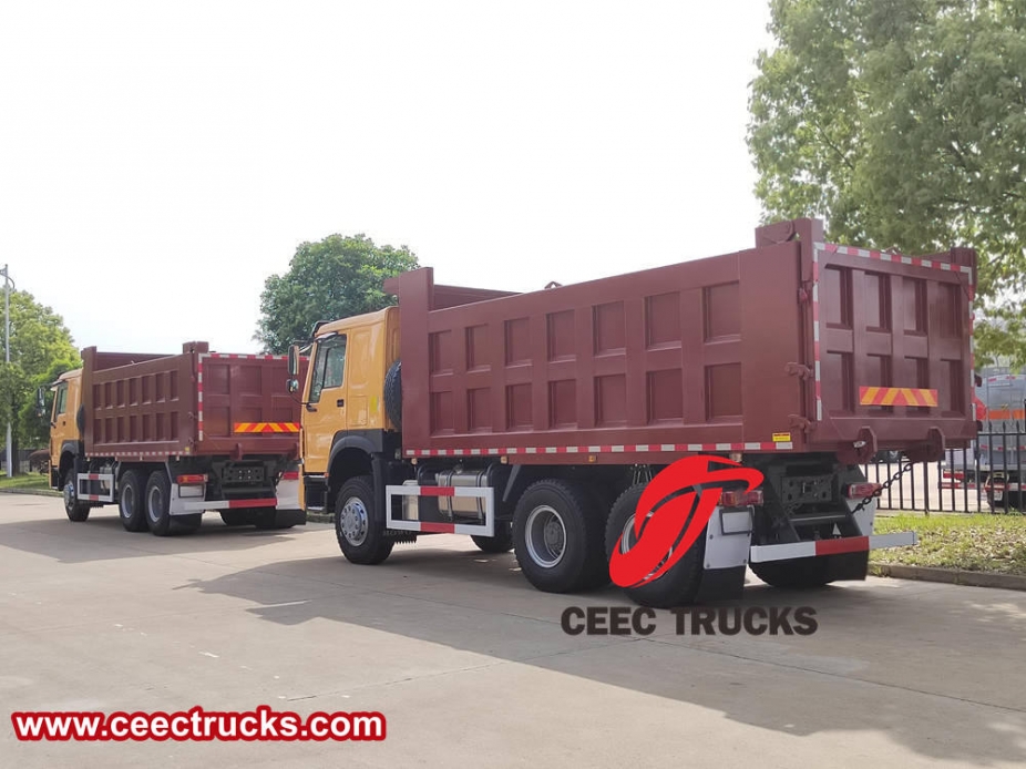 Howo 371 pk mijnbouw kiepwagen