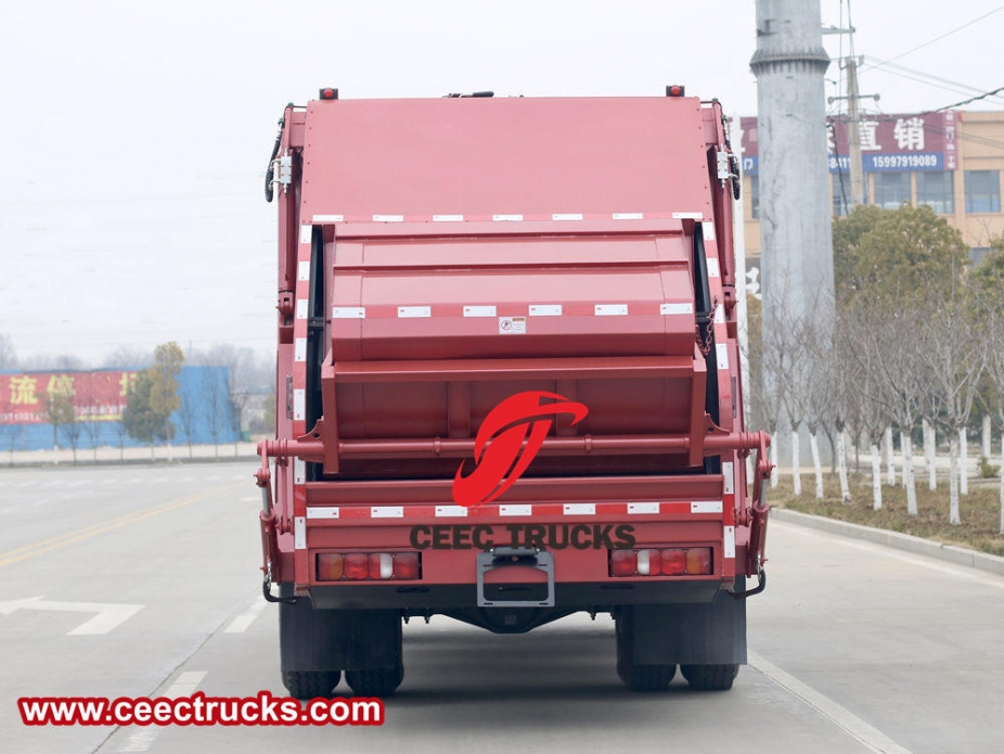 Howo 12 cbm containerperswagen