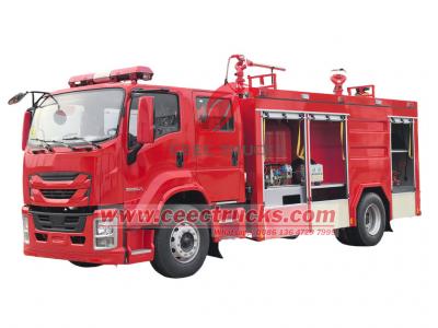 Isuzu new GIGA 4X dry chemical powder fire apparatus