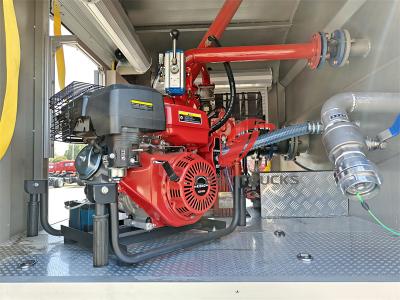 HOWO 6x6 water tank fire lorry