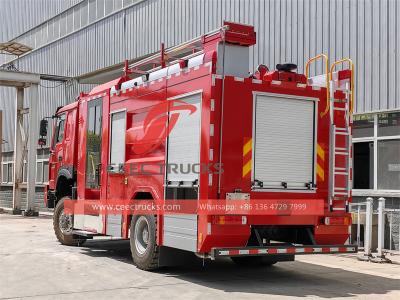 HOWO 4x4 fire fighting lorry