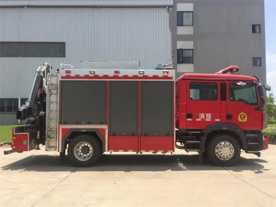 HOWO 4x2 fire rescue truck