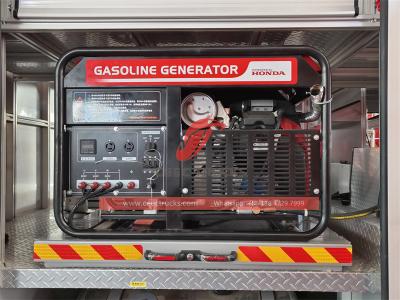 HOWO 4x2 fire rescue truck with lighting system