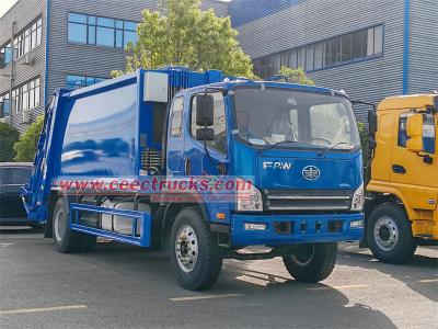 Zambia FAW 4X4 8cbm rear loader compactor