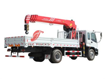 Africa Isuzu FTR 205HP boom crane cargo truck