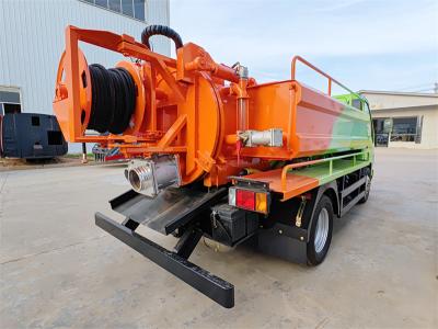 Tanzania Isuzu NKR vacuum truck with Jet Cleaner