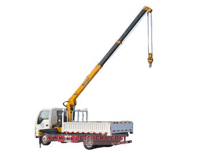 Isuzu truck with 3Ton crane lift