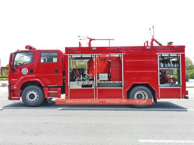 Isuzu  GIGA 4X dry powder fire fighting truck
