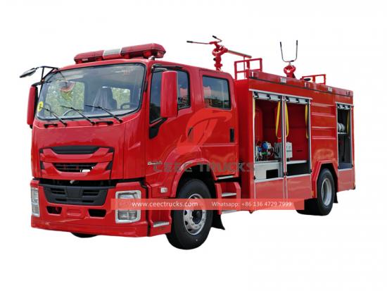 Isuzu  GIGA 4X dry powder fire fighting truck