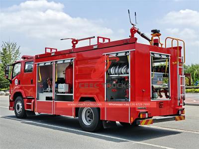 Isuzu  GIGA 4X dry powder fire fighting truck