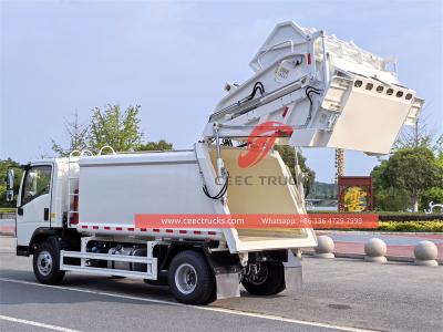 Howo light-duty rear loader garbage truck