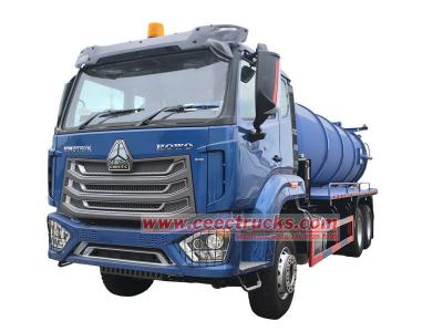 Howo 15 cbm septic tank pump truck