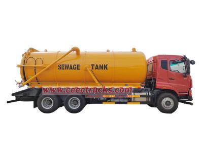 Howo 20 cbm vacuum suction pump truck