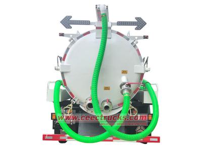 Howo 5cbm vacuum suction pump truck