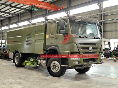 Africa Howo 300HP garbage street sweeper truck