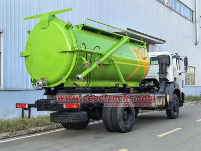 Beiben 1929 LHD 10CBM sewage vacuum truck