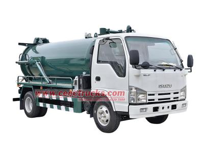 ISUZU mini septic tank vacuum truck