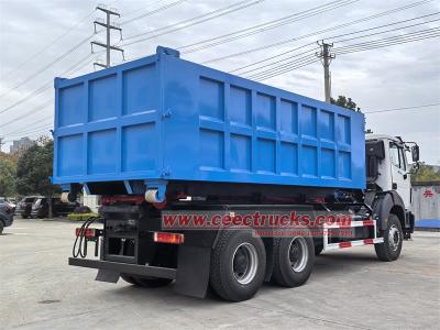 Beiben 420HP 20tons hook loader truck