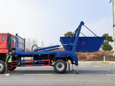 Howo off road 8CBM skip loader truck for sale