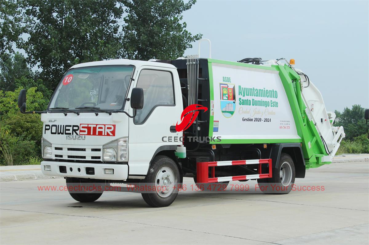 ISUZU NKR 6 m³ afvalperswagen leverancier - CEEC TRUCKS