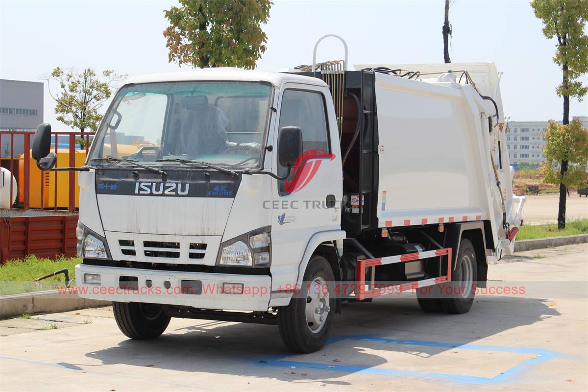 ISUZU 6 CBM afvalperswagen voor export